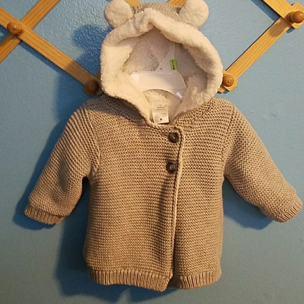 Carter's age 3 months baby bear cozy sweater